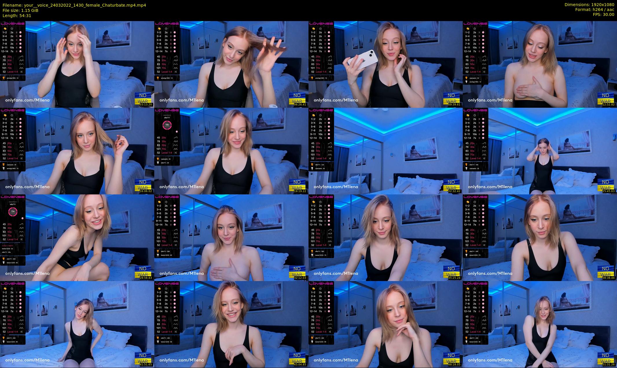 your__voice — 55 minute Chaturbate female cam show recording, 1080p, Mar 24, 2022
