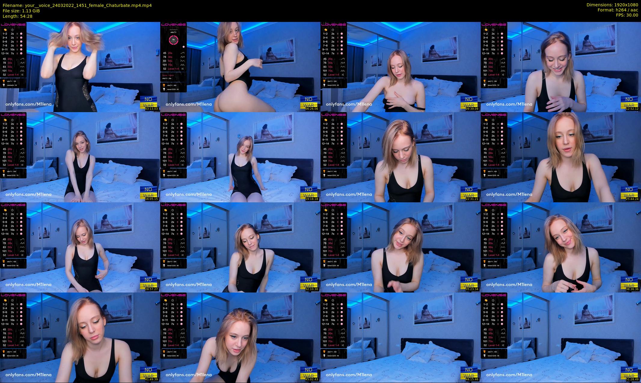 your__voice — 55 minute Chaturbate female cam show recording, 1080p, Mar 24, 2022