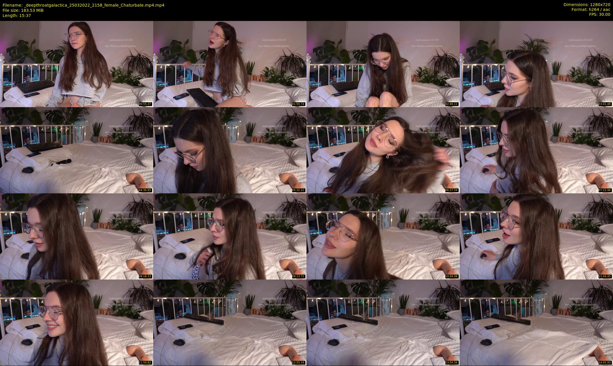 _deepthroatgalactica — 16 minute Chaturbate couple cam show recording, 720p, Mar 25, 2022