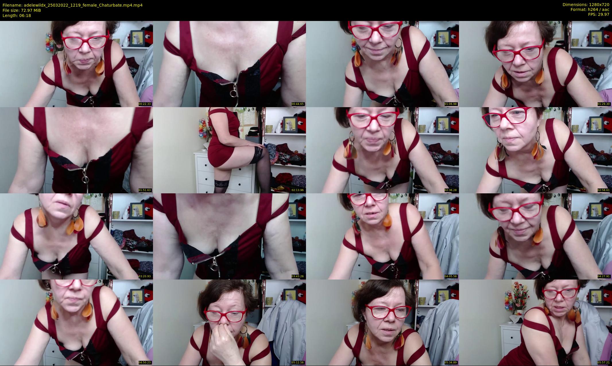 adelewildx — 7 minute Chaturbate female cam show recording, 720p, Mar 25, 2022