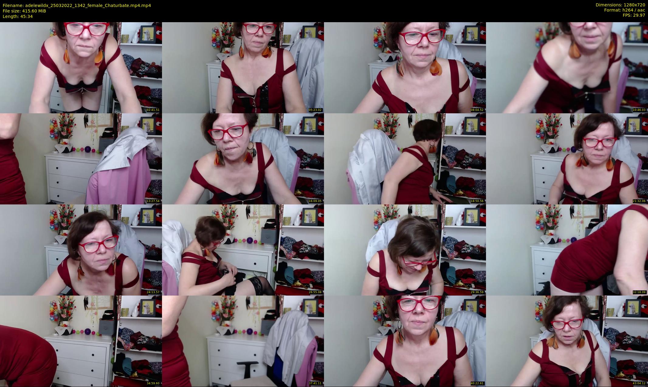 adelewildx — 46 minute Chaturbate female cam show recording, 720p, Mar 25, 2022