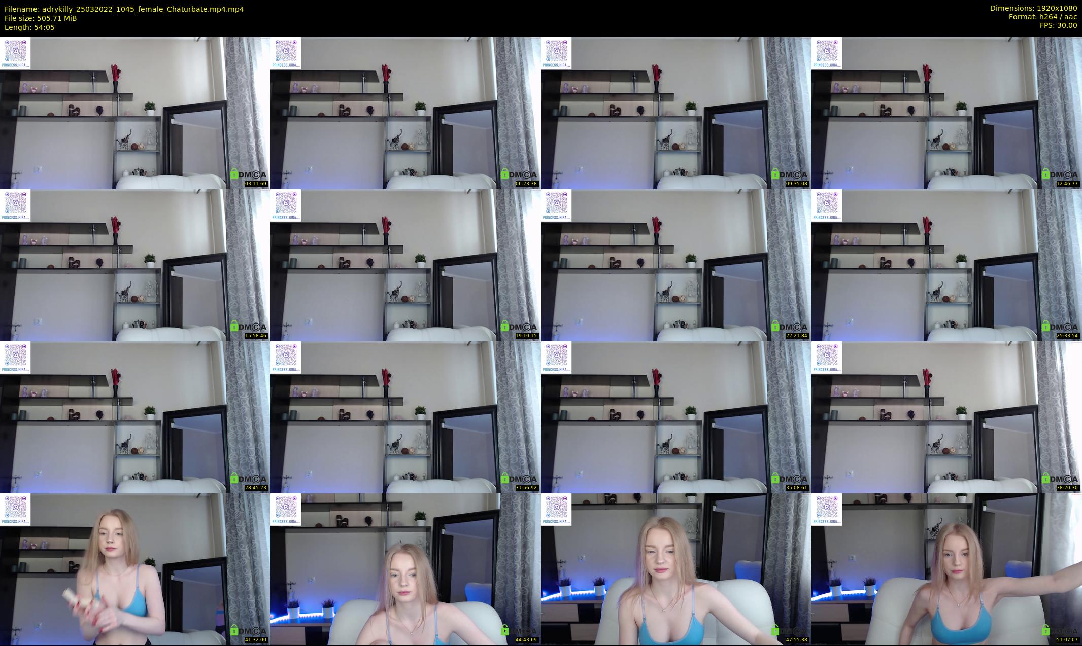 adrykilly — 55 minute Chaturbate female cam show recording, 1080p, Mar 25, 2022