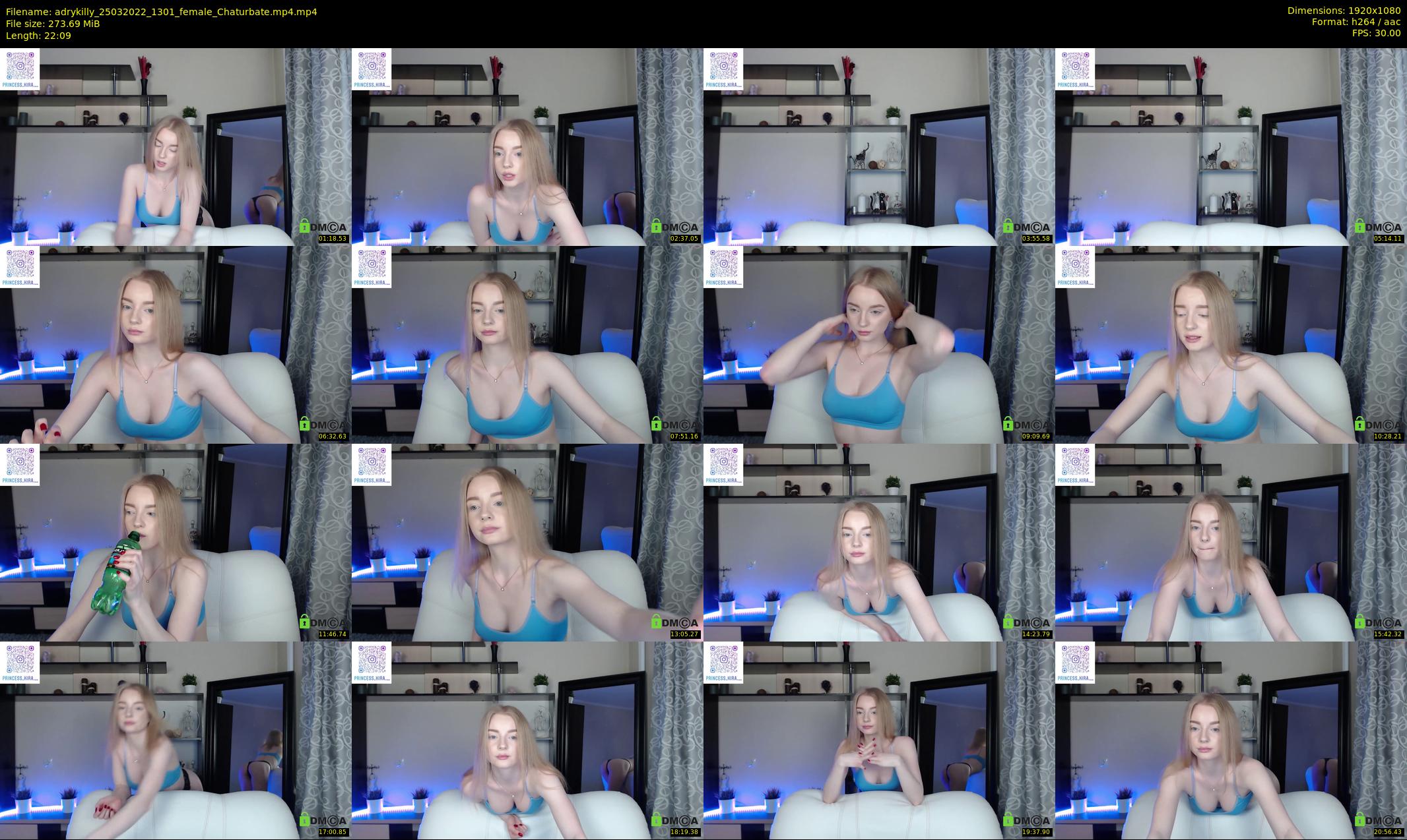 adrykilly — 23 minute Chaturbate female cam show recording, 1080p, Mar 25, 2022