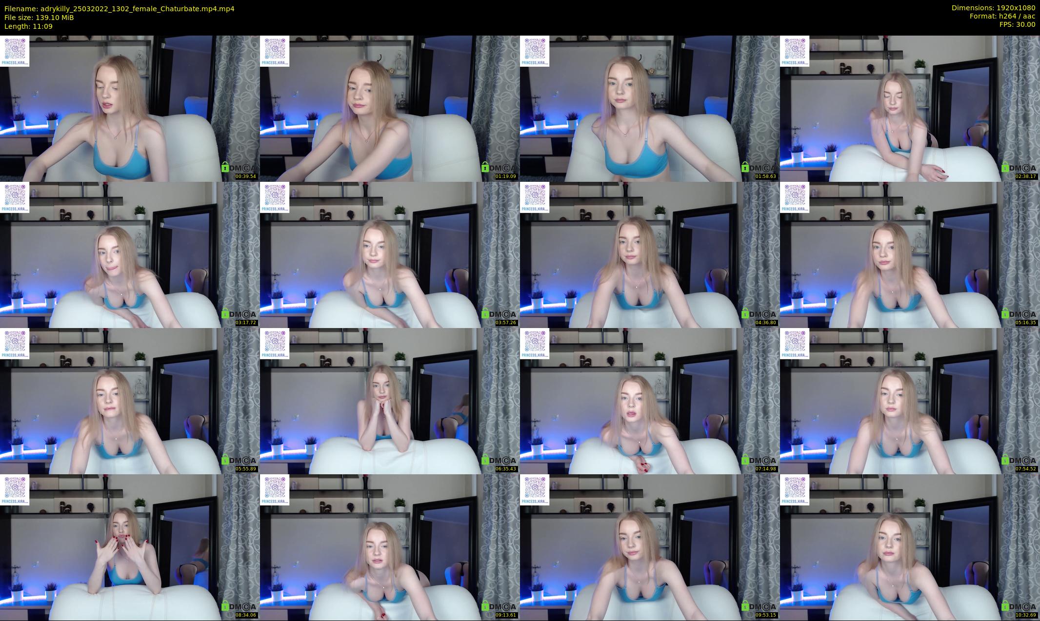 adrykilly — 12 minute Chaturbate female cam show recording, 1080p, Mar 25, 2022