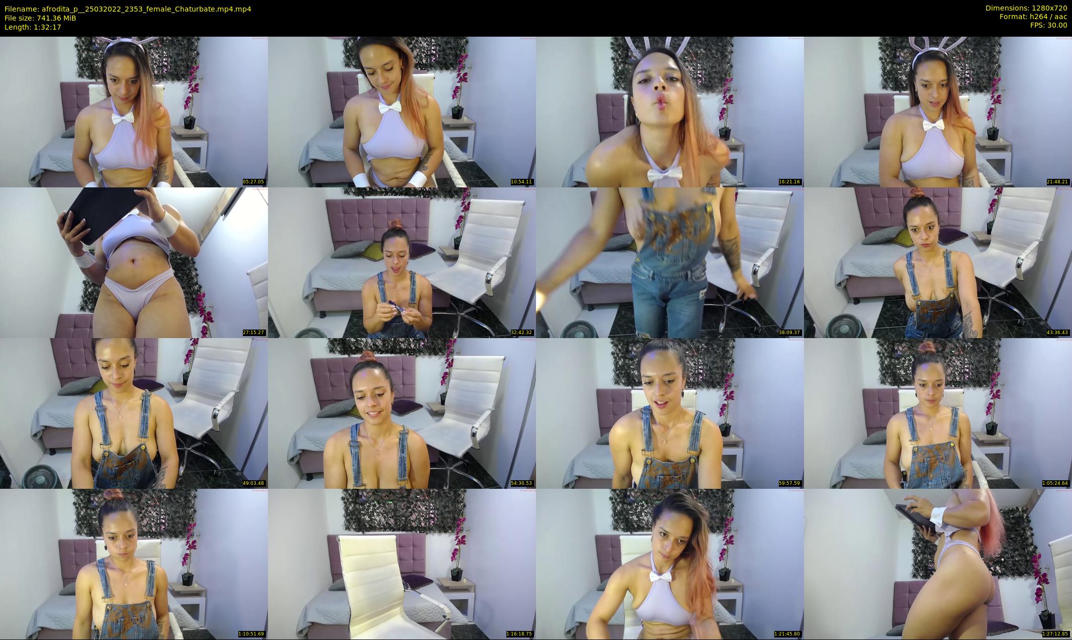 afrodita_p_ — 93 minute Chaturbate female cam show recording, 720p, Mar 25, 2022