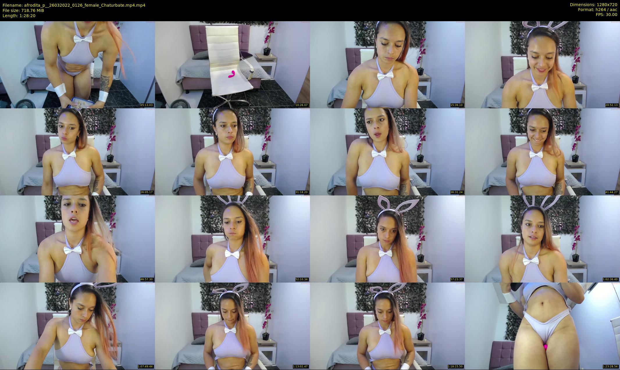 afrodita_p_ — 89 minute Chaturbate female cam show recording, 720p, Mar 26, 2022