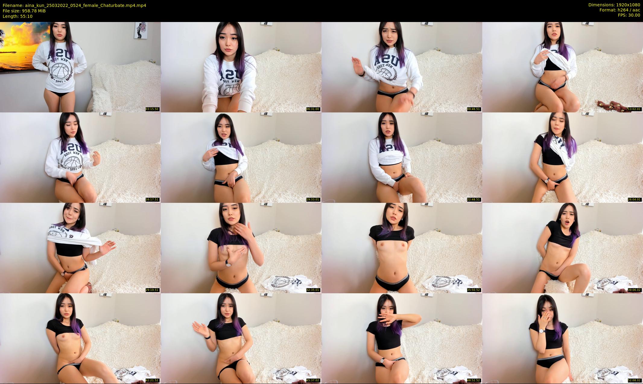 aina_kun — 56 minute Chaturbate female cam show recording, 1080p, Mar 25, 2022