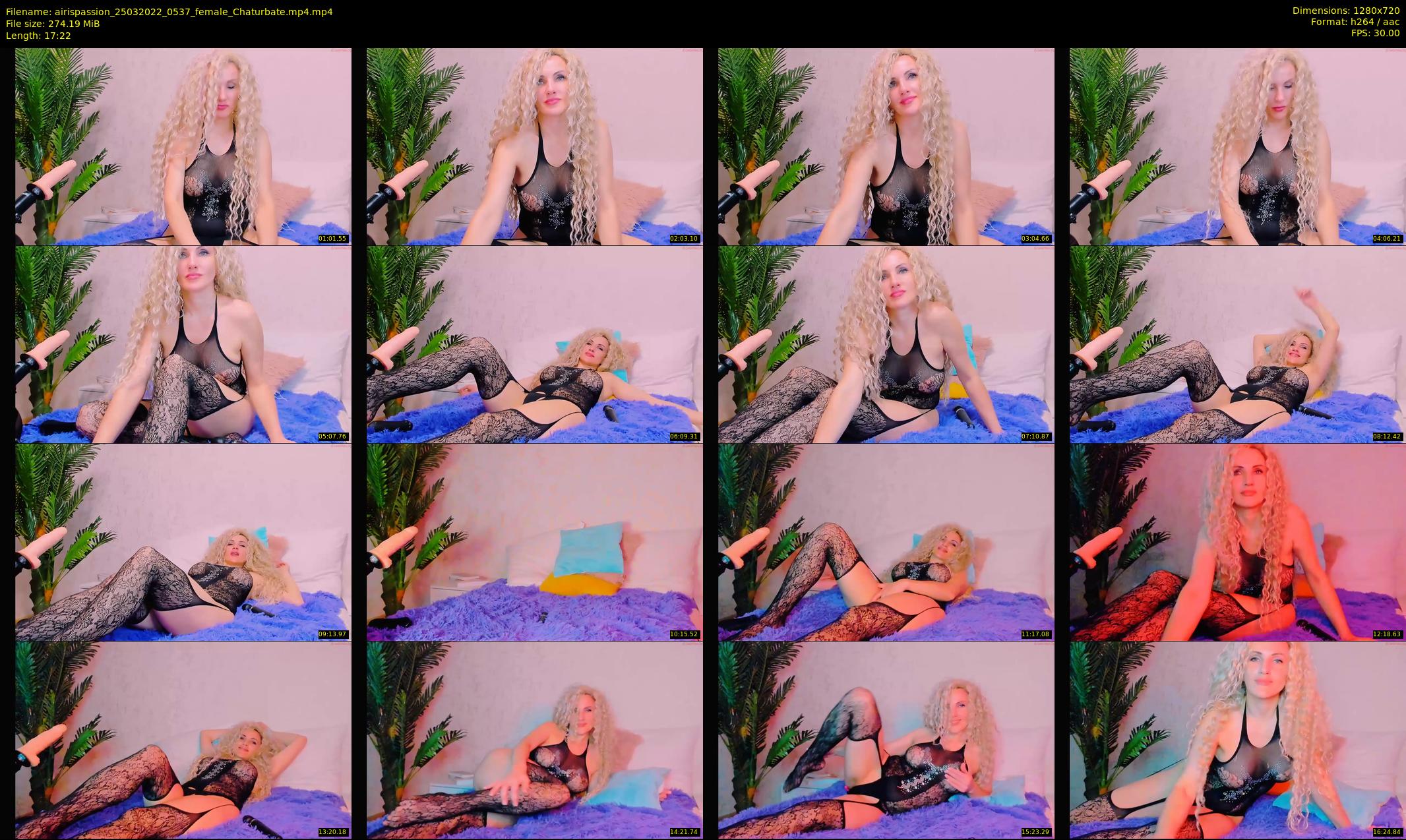 airispassion — 18 minute Chaturbate female cam show recording, 720p, Mar 25, 2022