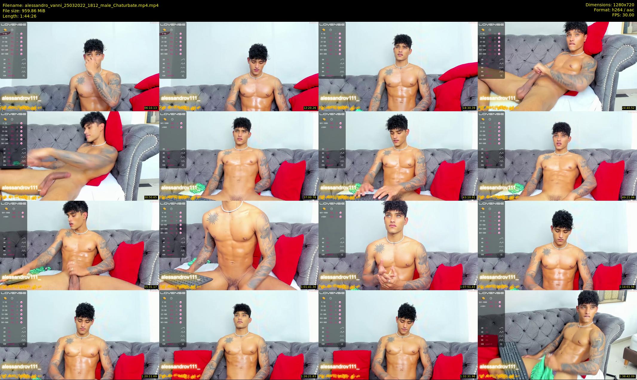 alessandro_vanni — 105 minute Chaturbate male cam show recording, 720p, Mar 25, 2022