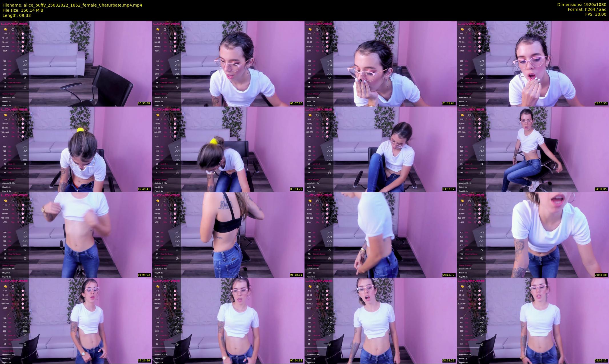 alice_buffy — 10 minute Chaturbate female cam show recording, 1080p, Mar 25, 2022