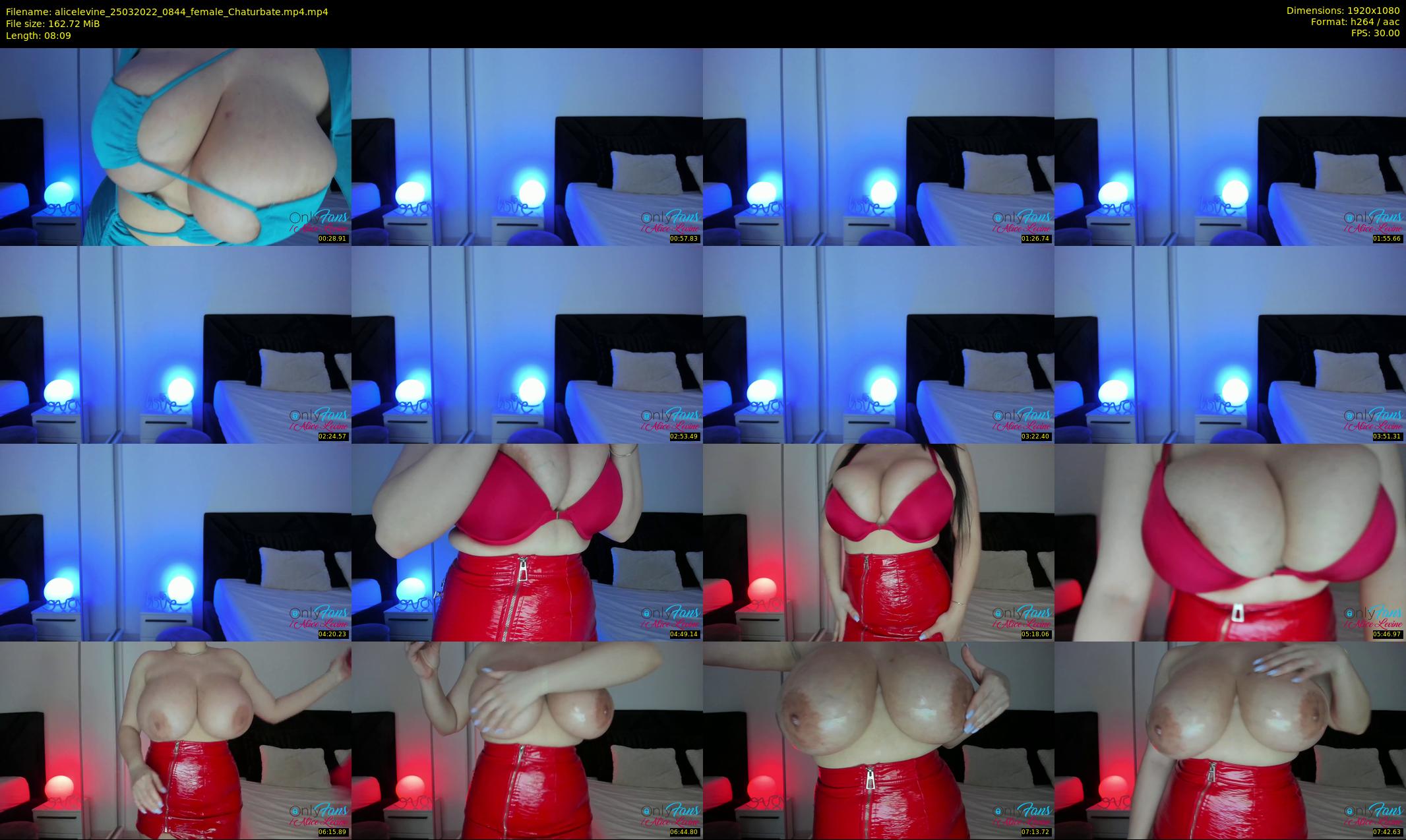 alicelevine — 9 minute Chaturbate female cam show recording, 1080p, Mar 25, 2022