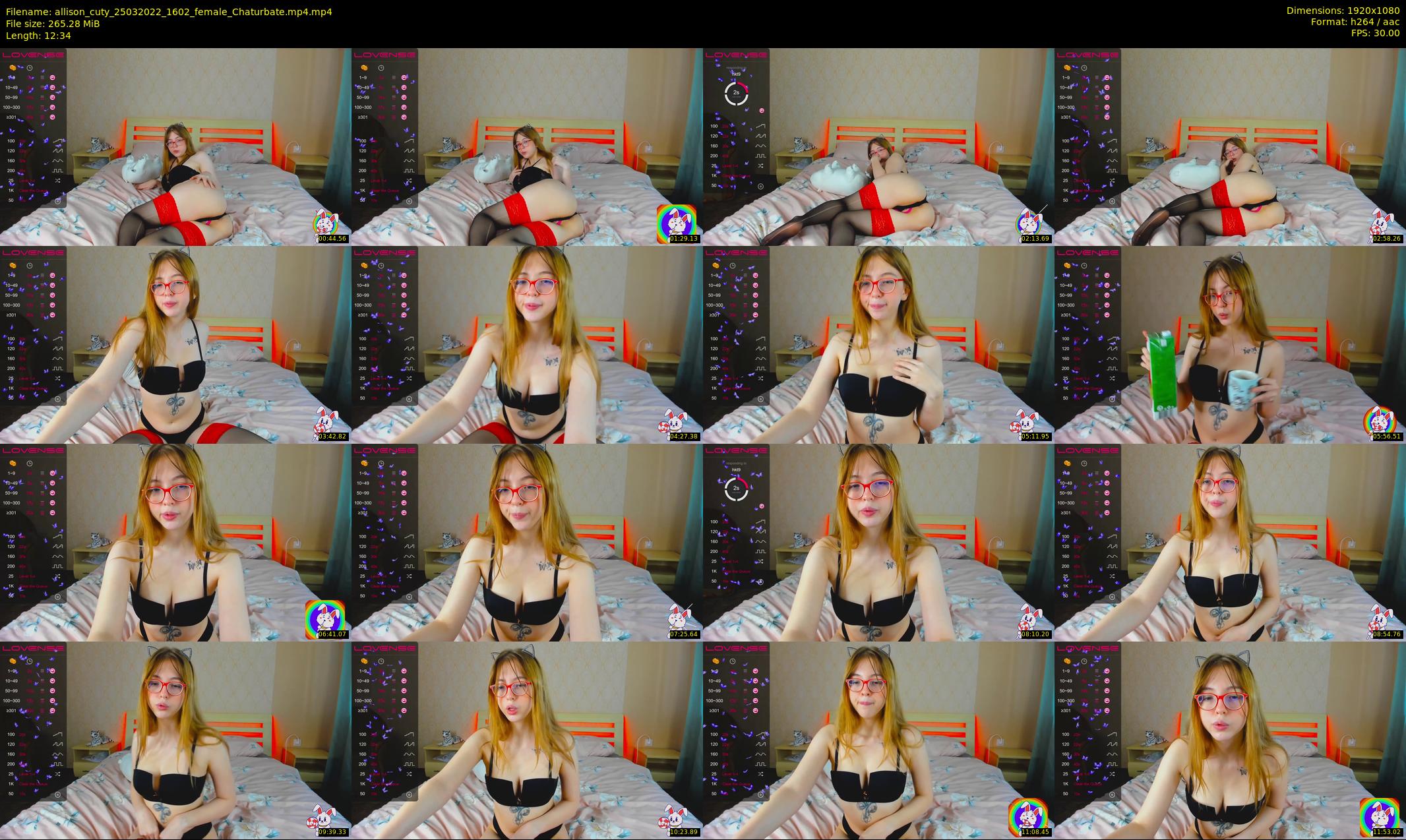 allison_cuty — 13 minute Chaturbate female cam show recording, 1080p, Mar 25, 2022