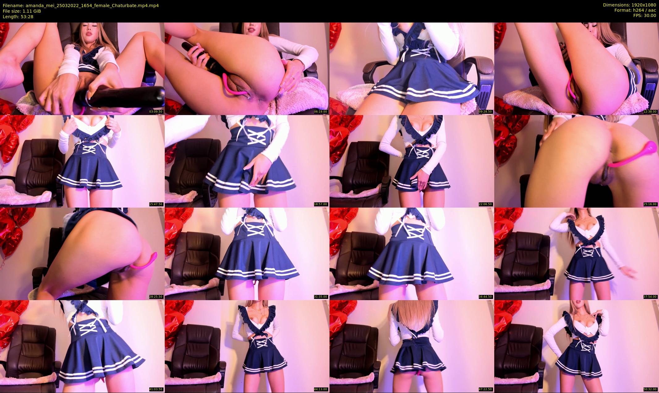 amanda_mei — 54 minute Chaturbate female cam show recording, 1080p, Mar 25, 2022