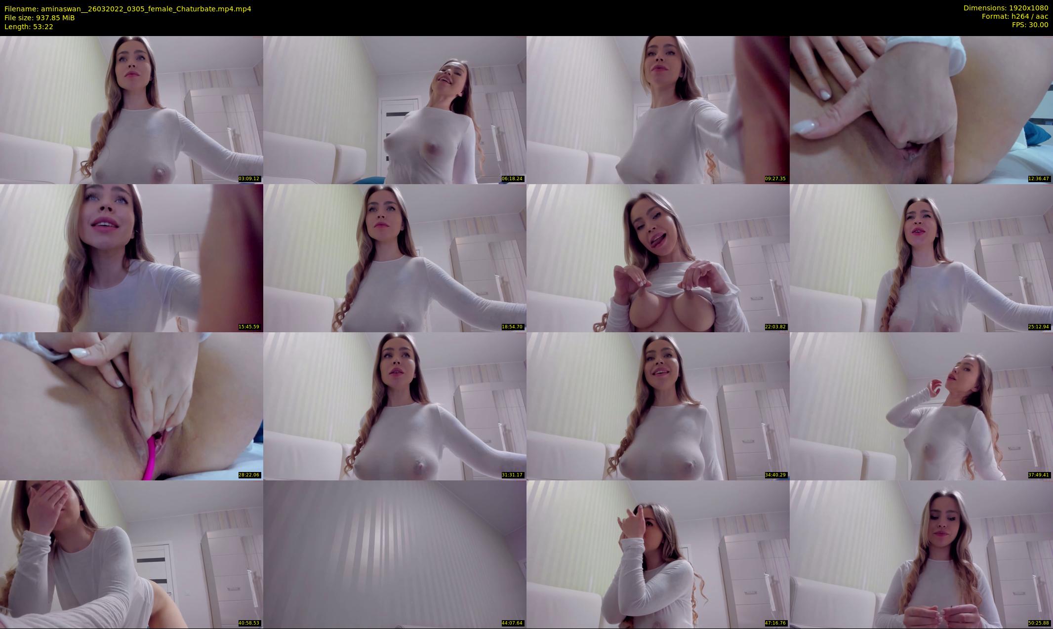 aminaswan_ — 54 minute Chaturbate female cam show recording, 1080p, Mar 26, 2022