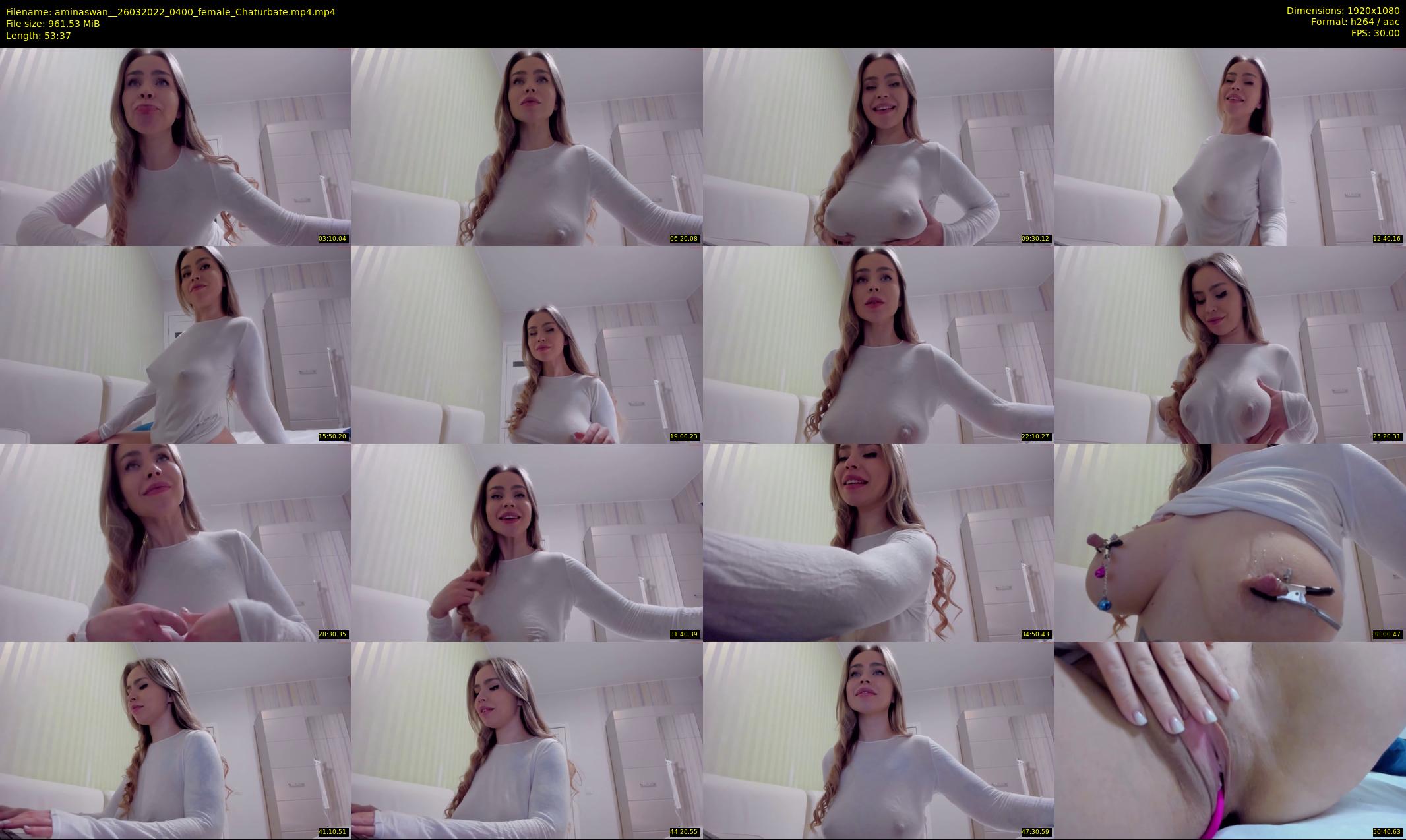 aminaswan_ — 54 minute Chaturbate female cam show recording, 1080p, Mar 26, 2022