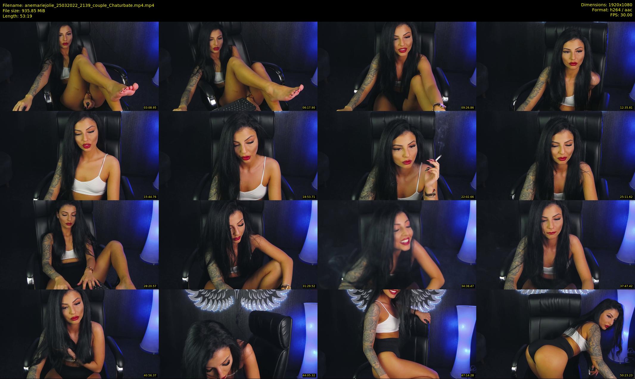 anemariejolie — 54 minute Chaturbate female cam show recording, 1080p, Mar 25, 2022