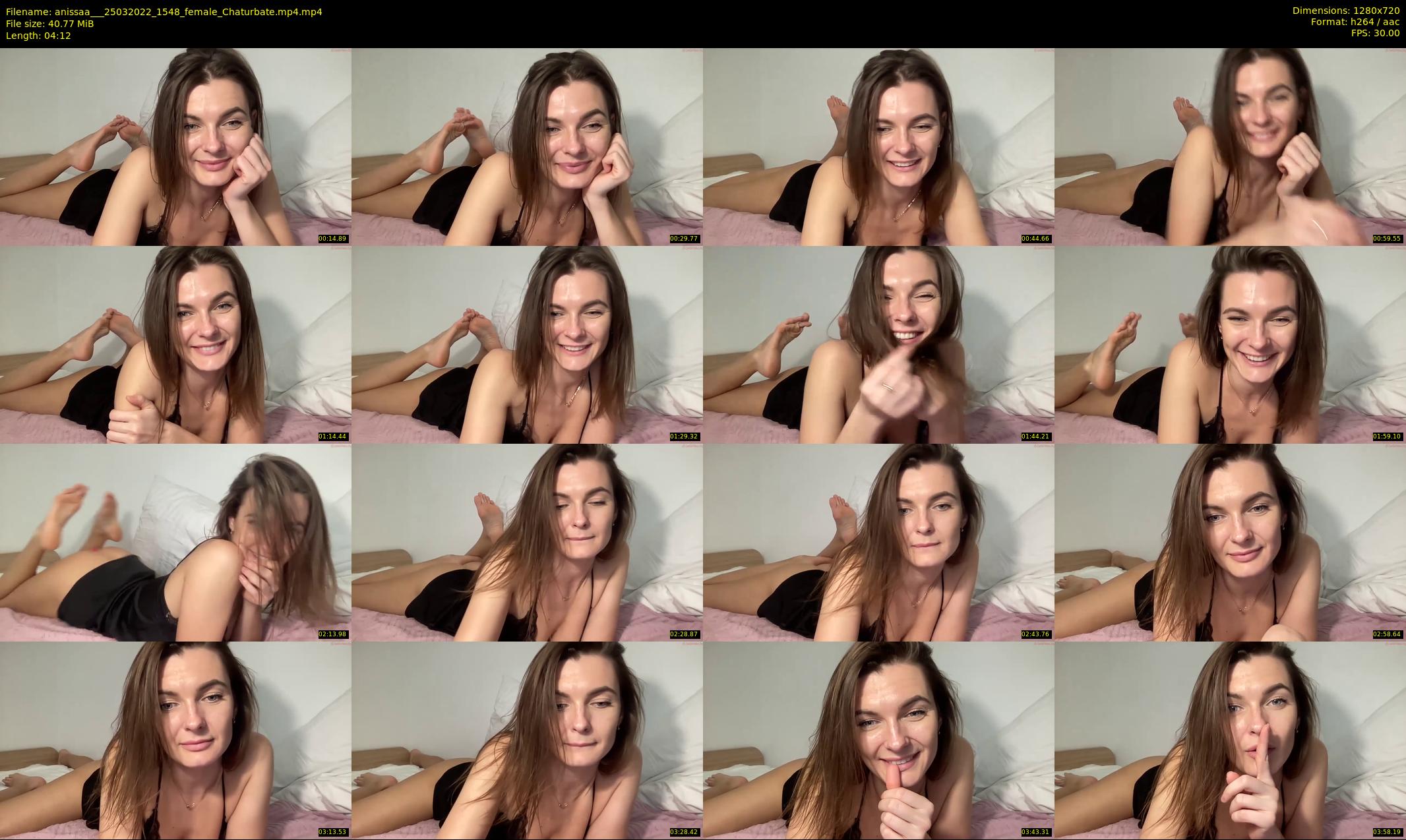 anissaa__ — 5 minute Chaturbate female cam show recording, 720p, Mar 25, 2022