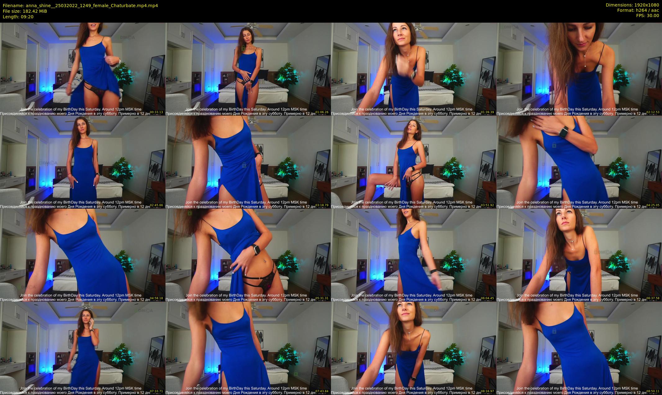 anna_shine_ — 10 minute Chaturbate female cam show recording, 1080p, Mar 25, 2022