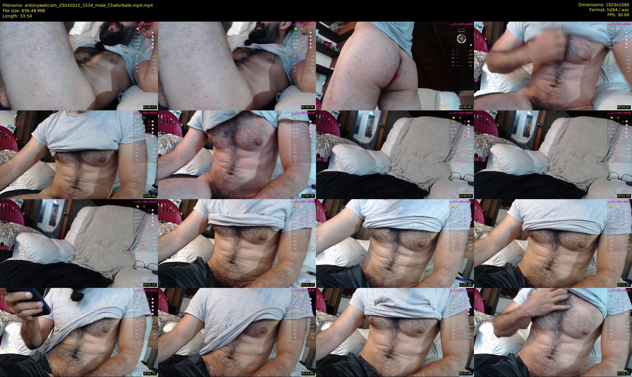 antonywebcam — 34 minute Chaturbate male cam show recording, 1080p, Mar 25, 2022