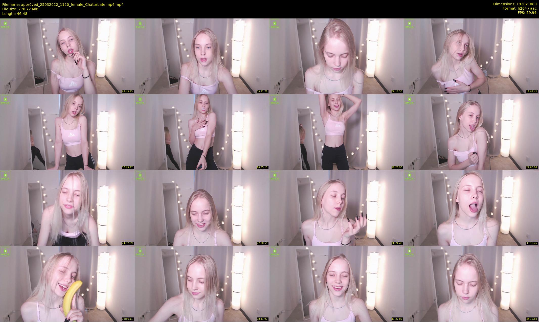 appr0ved — 47 minute Chaturbate female cam show recording, 1080p, Mar 25, 2022