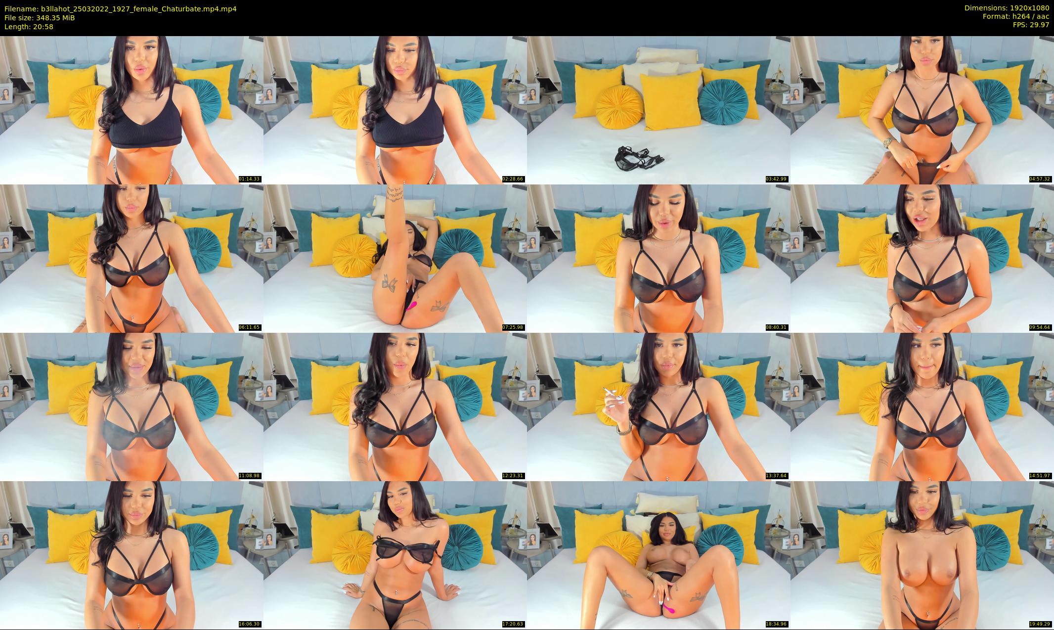 b3llahot — 21 minute Chaturbate female cam show recording, 1080p, Mar 25, 2022