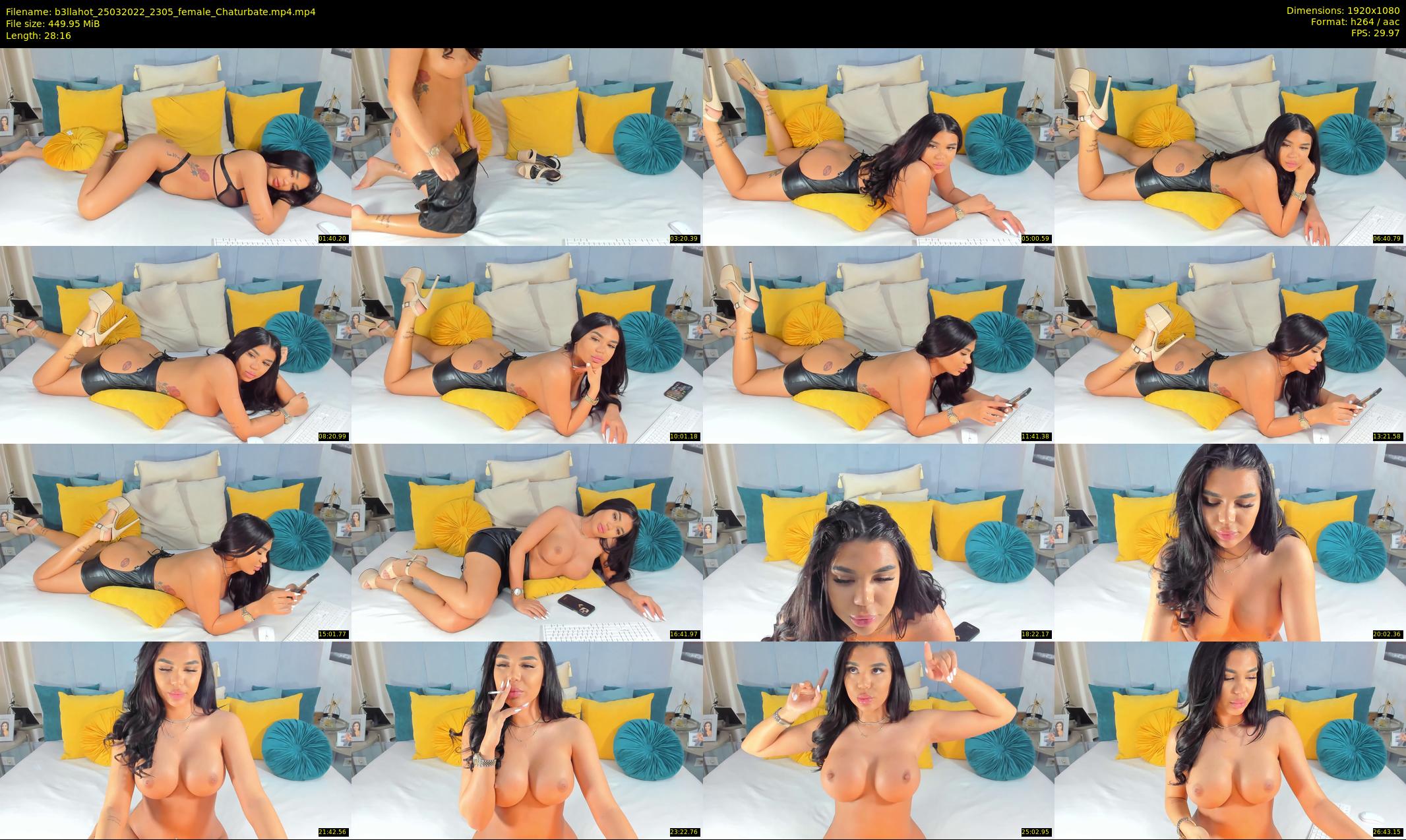 b3llahot — 29 minute Chaturbate female cam show recording, 1080p, Mar 25, 2022
