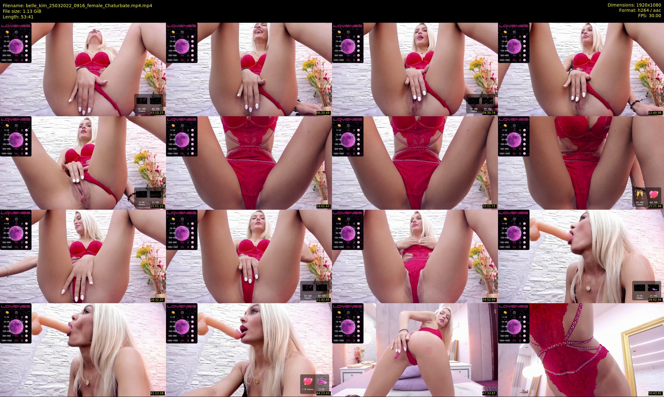 belle_kim — 54 minute Chaturbate female cam show recording, 1080p, Mar 25, 2022