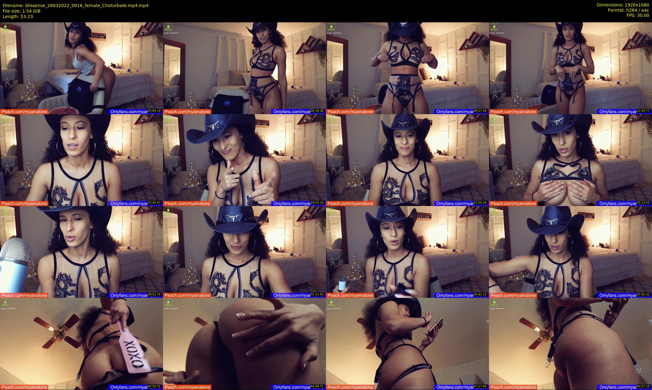 blissense — 54 minute Chaturbate female cam show recording, 1080p, Mar 26, 2022