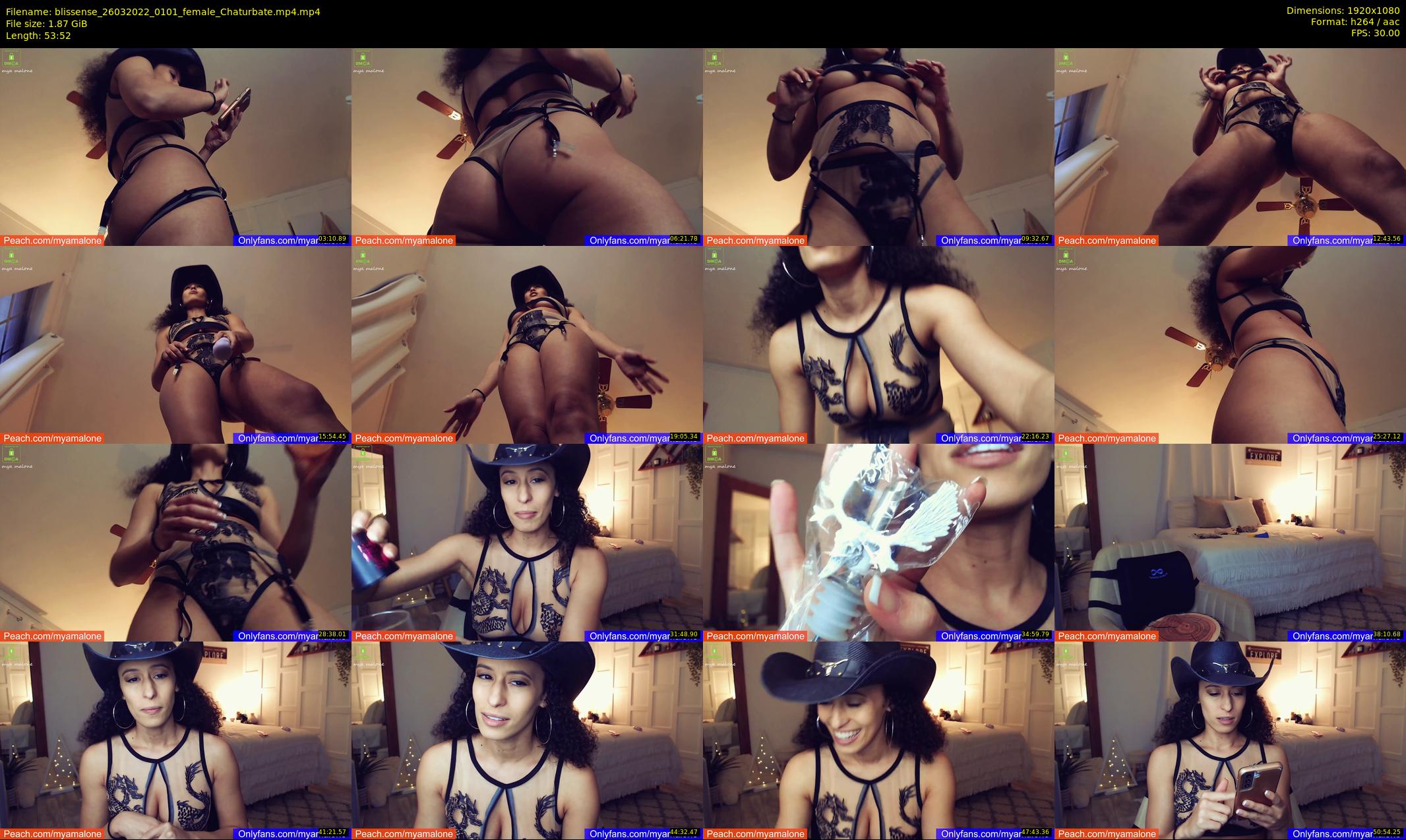 blissense — 54 minute Chaturbate female cam show recording, 1080p, Mar 26, 2022