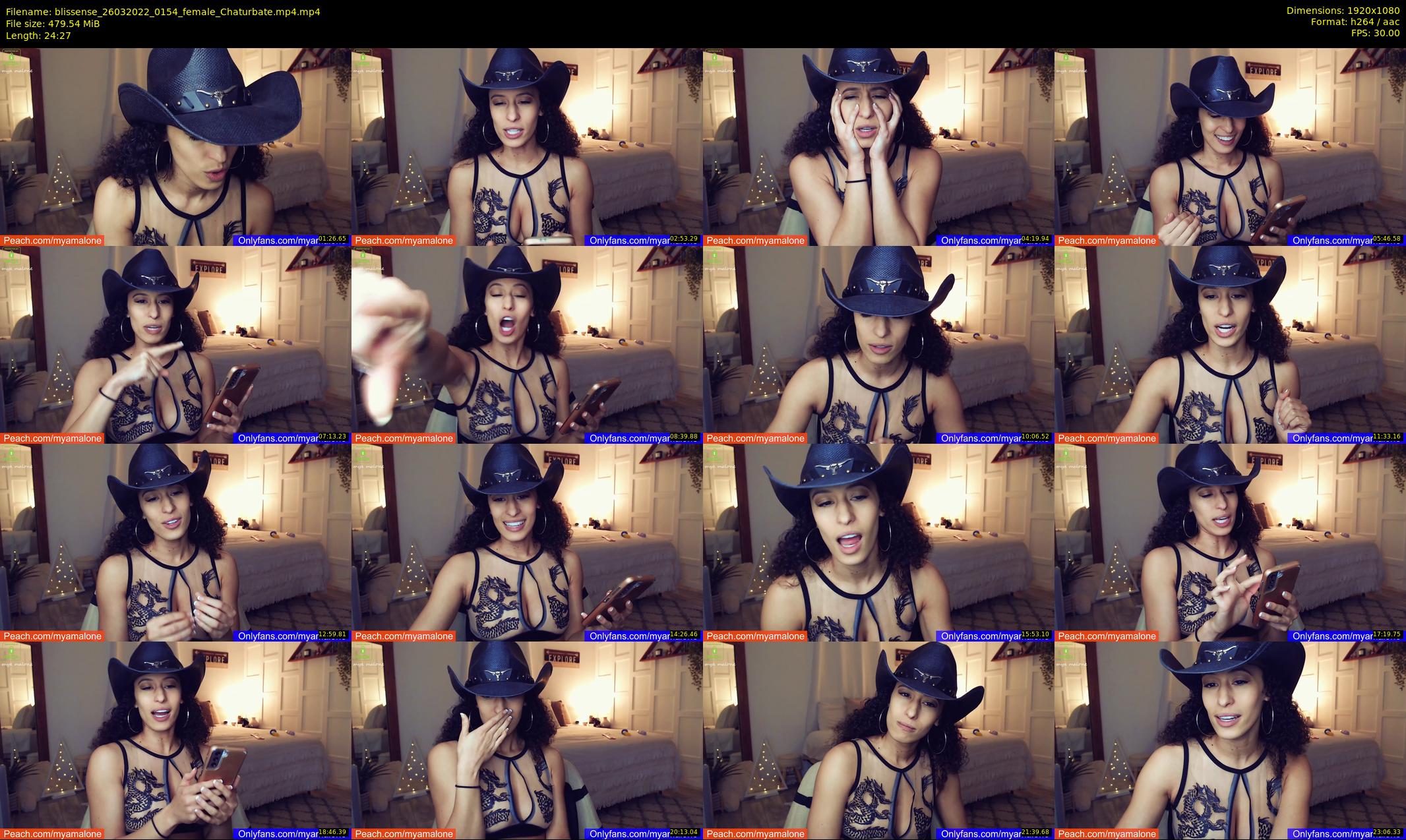 blissense — 25 minute Chaturbate female cam show recording, 1080p, Mar 26, 2022