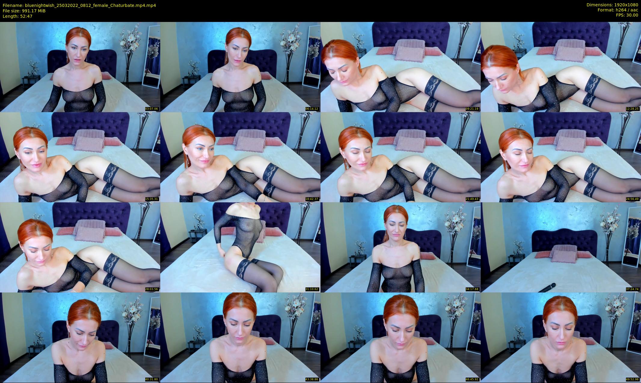 bluenightwish — 53 minute Chaturbate female cam show recording, 1080p, Mar 25, 2022