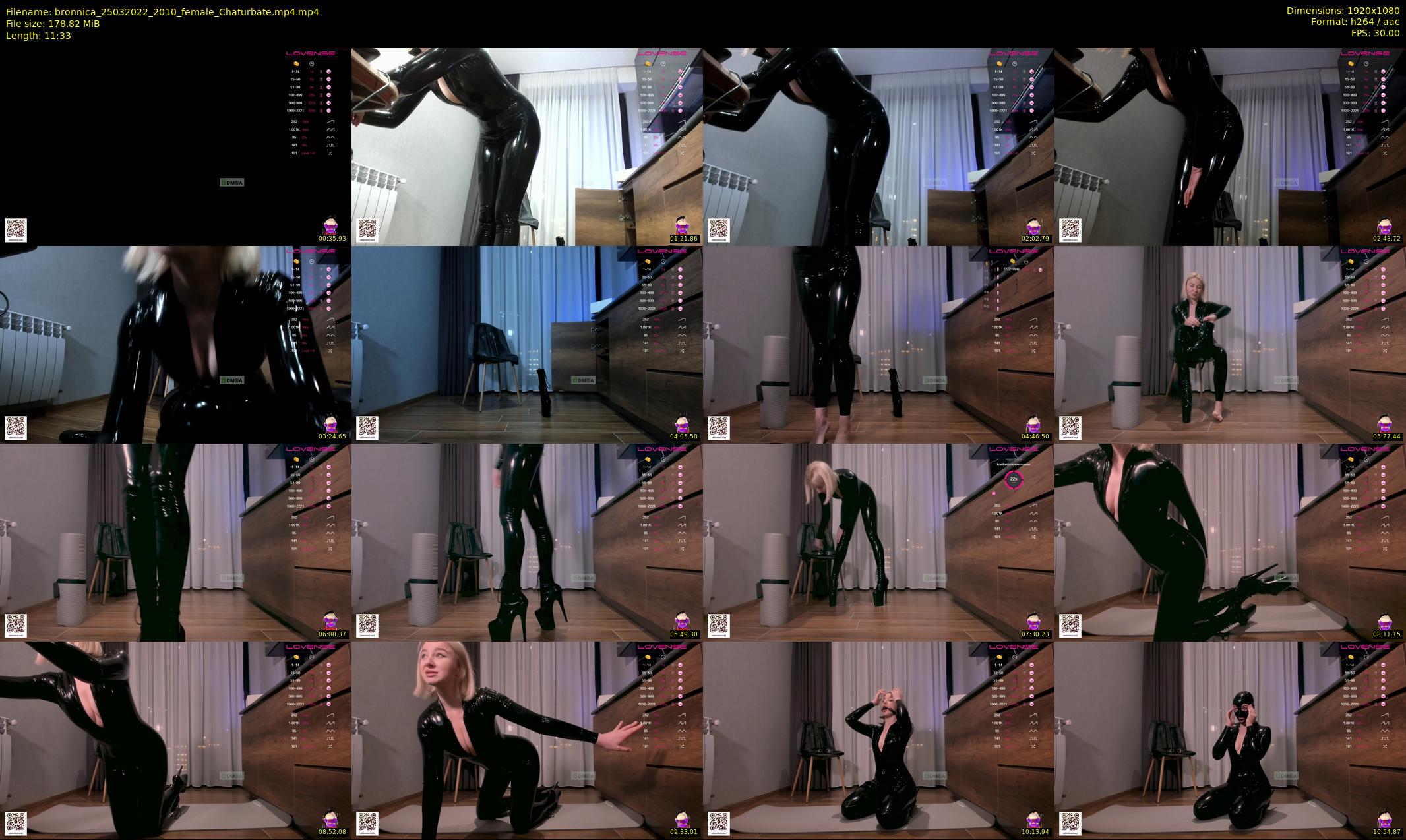bronnica — 12 minute Chaturbate female cam show recording, 1080p, Mar 25, 2022