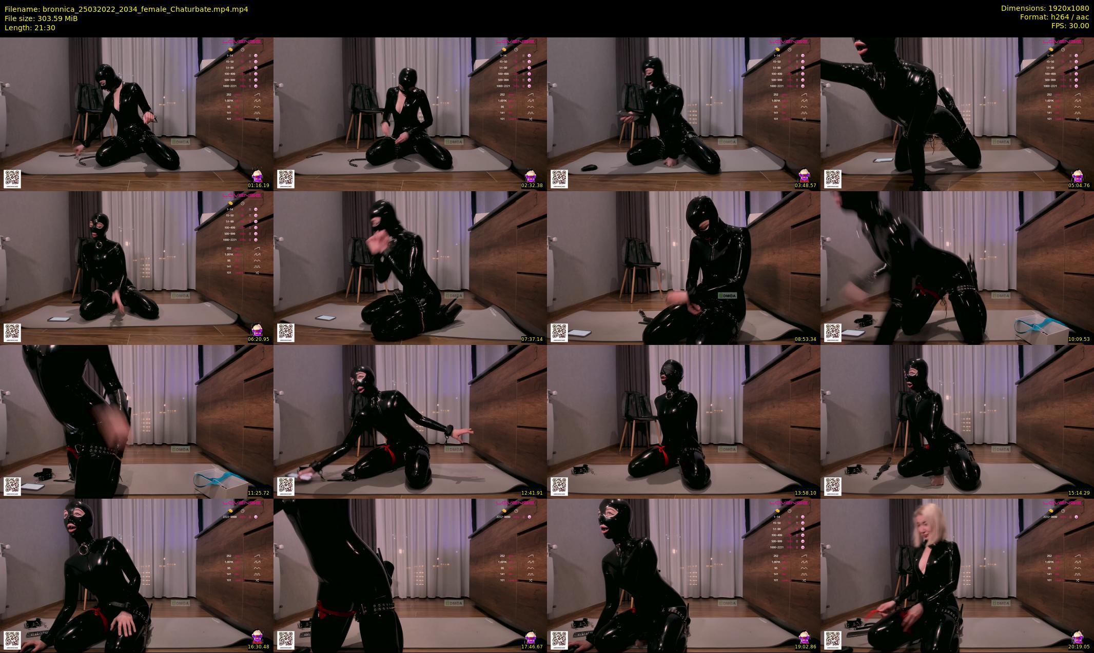 bronnica — 22 minute Chaturbate female cam show recording, 1080p, Mar 25, 2022