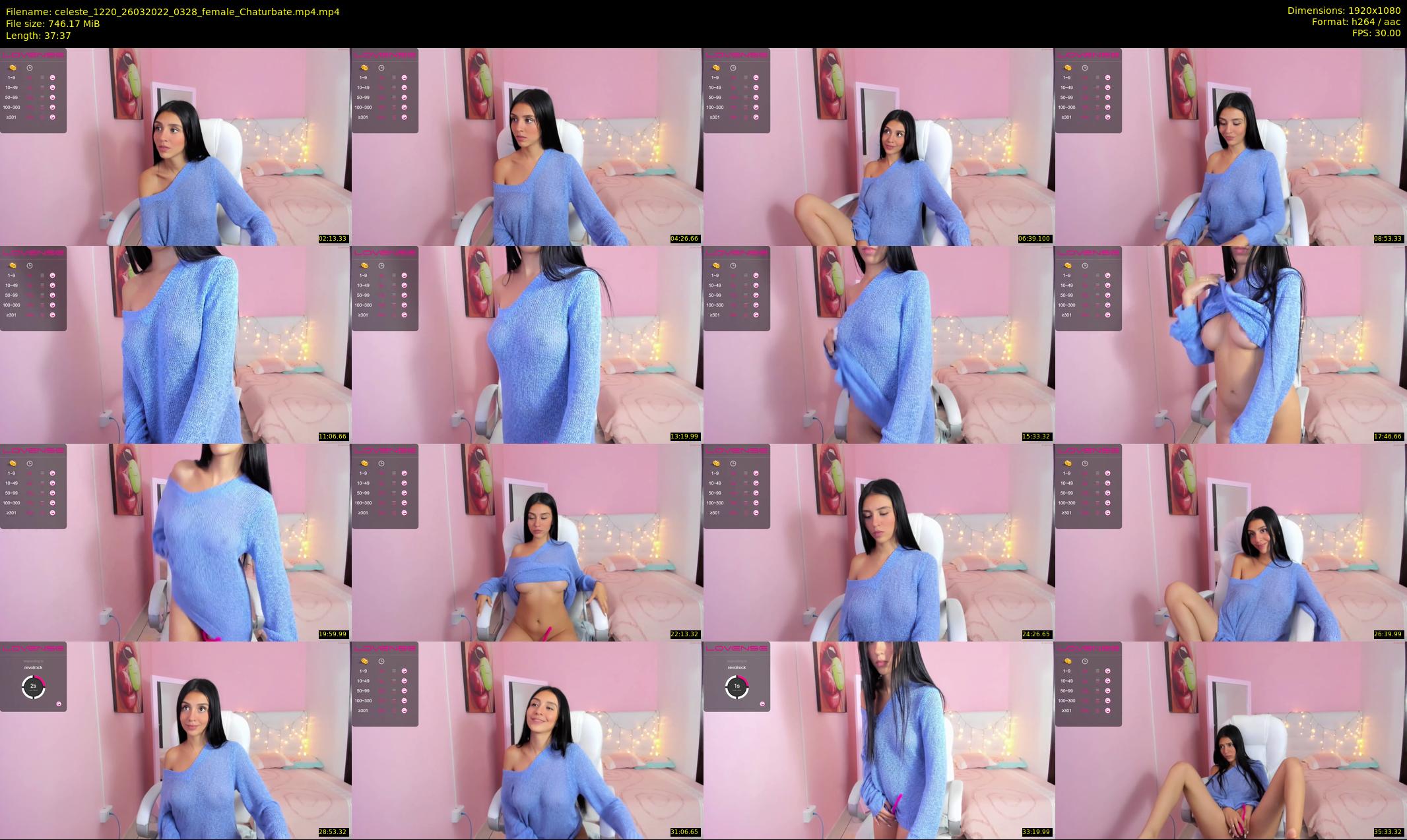 celeste_1220 — 38 minute Chaturbate female cam show recording, 1080p, Mar 26, 2022