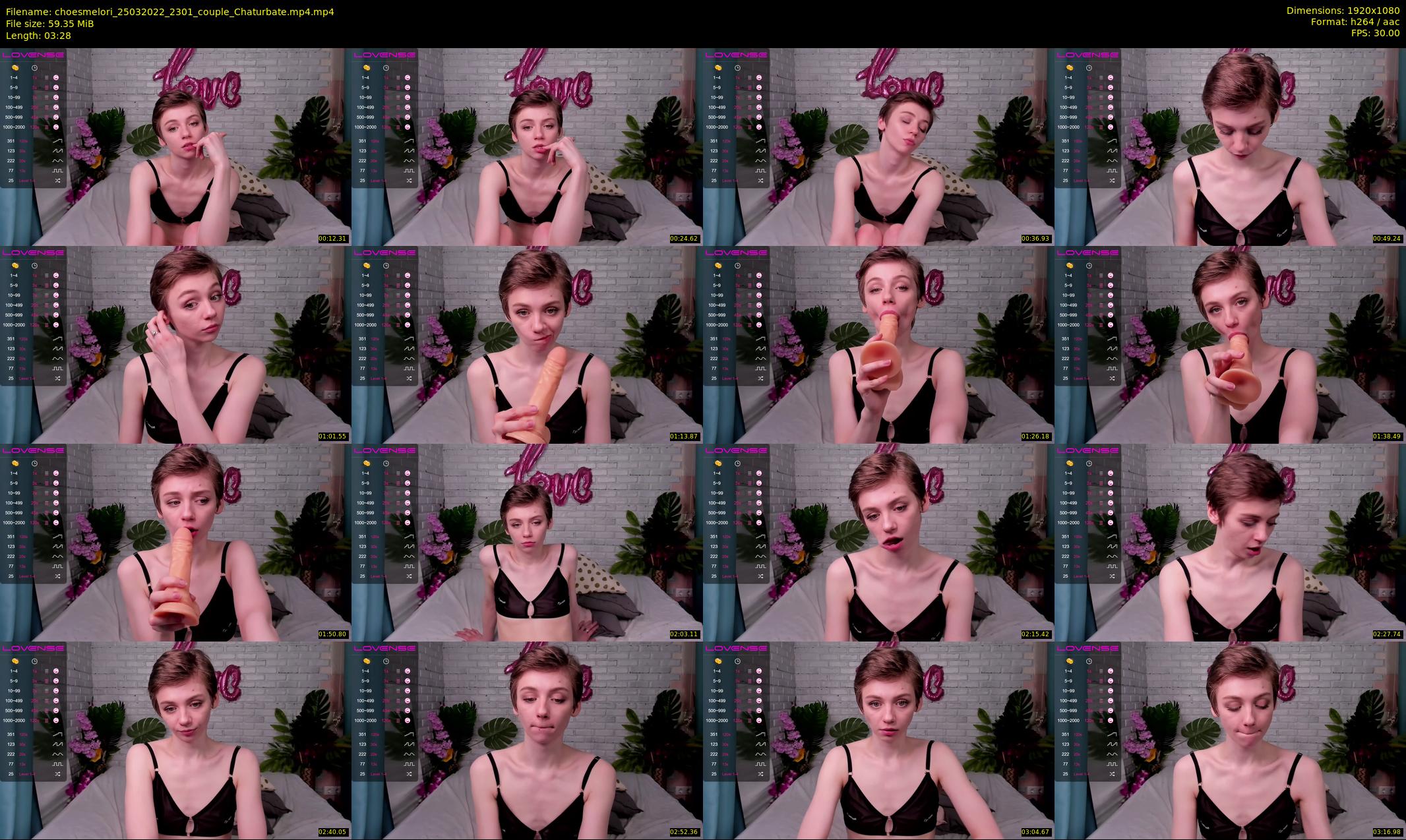 choesmelori — 4 minute Chaturbate couple cam show recording, 1080p, Mar 25, 2022
