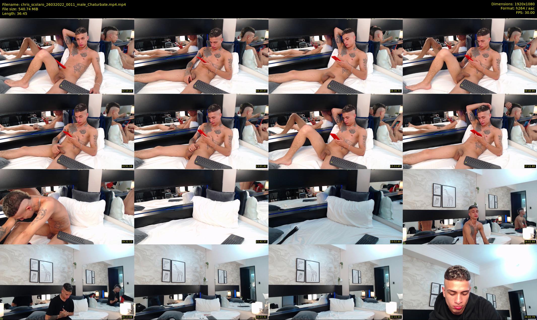 chris_scolaro — 37 minute Chaturbate male cam show recording, 1080p, Mar 26, 2022