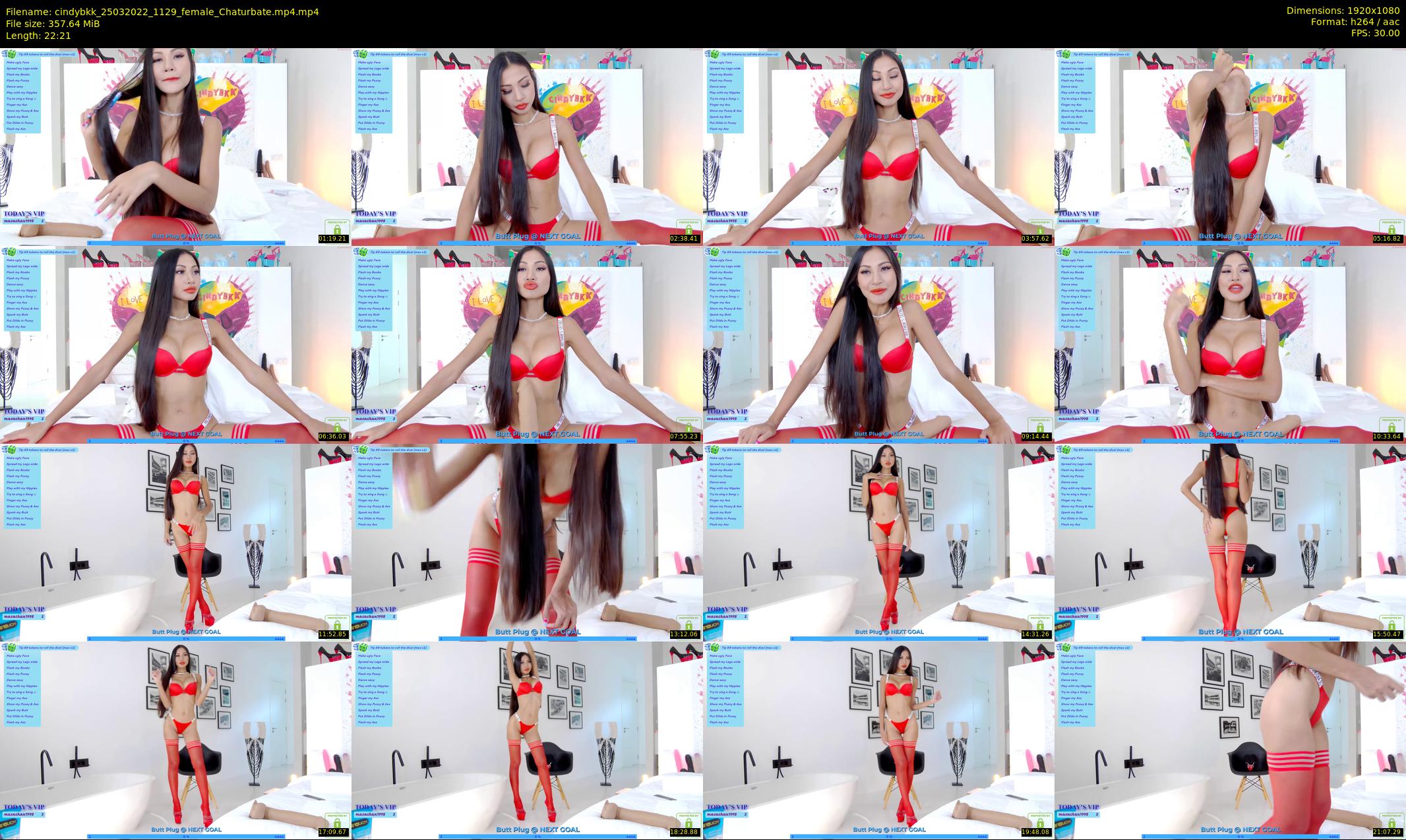 cindybkk — 23 minute Chaturbate female cam show recording, 1080p, Mar 25, 2022