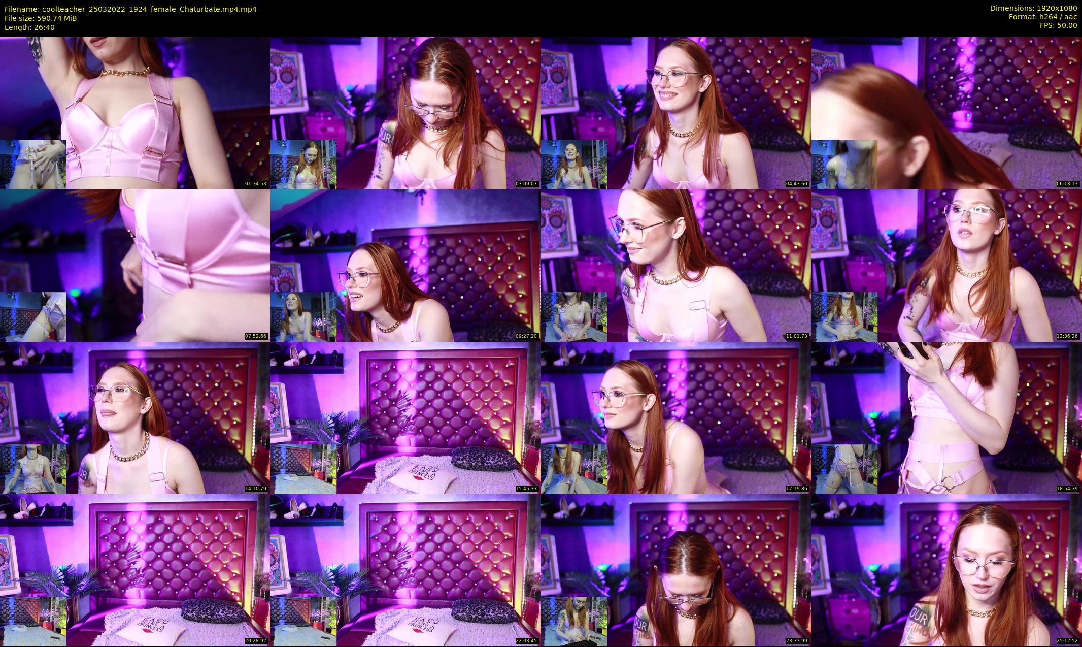 coolteacher — 27 minute Chaturbate female cam show recording, 1080p, Mar 25, 2022