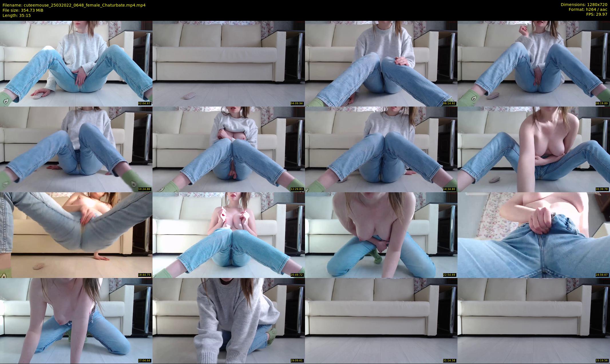 cuteemouse — 36 minute Chaturbate female cam show recording, 720p, Mar 25, 2022