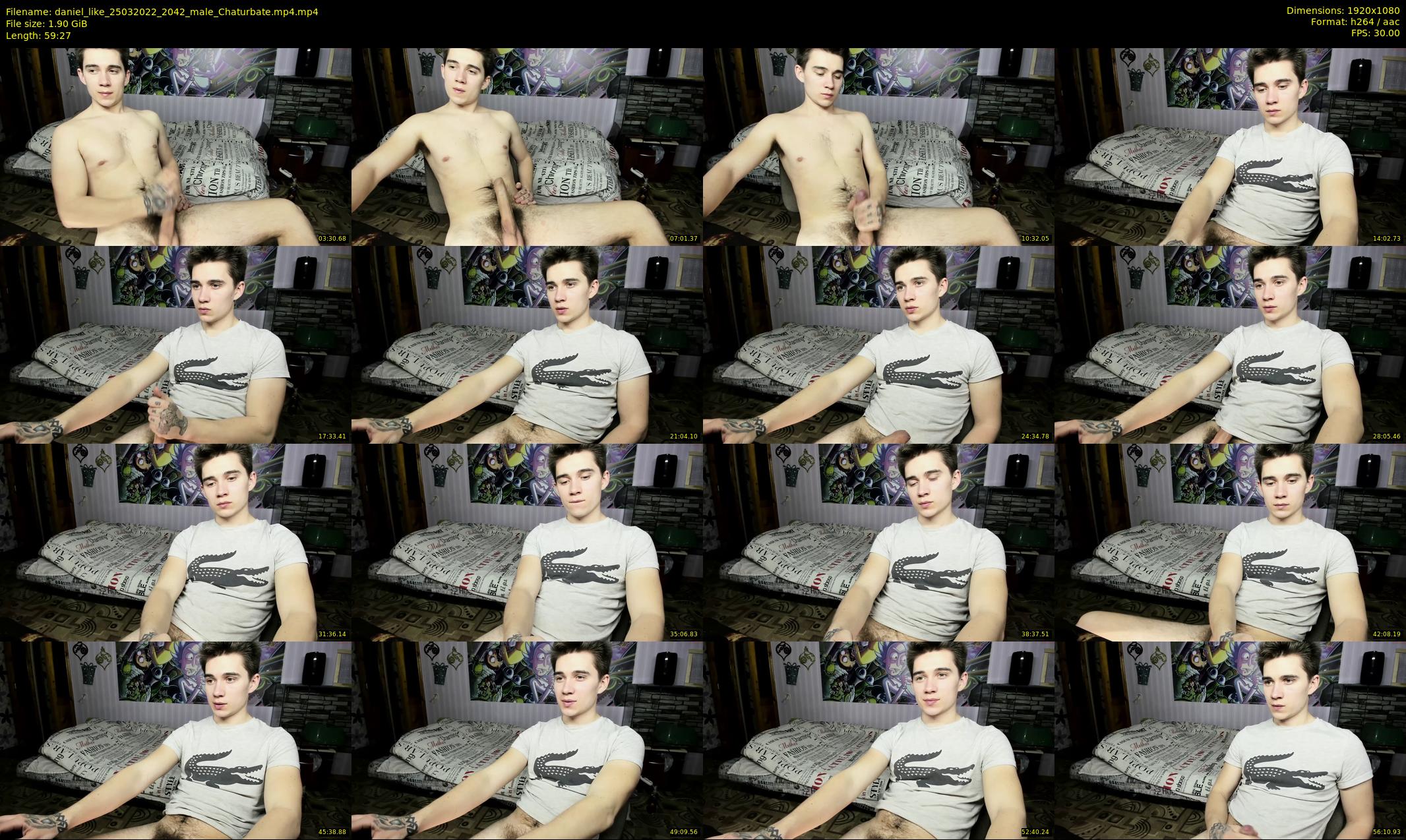 daniel_like — 60 minute Chaturbate male cam show recording, 1080p, Mar 25, 2022
