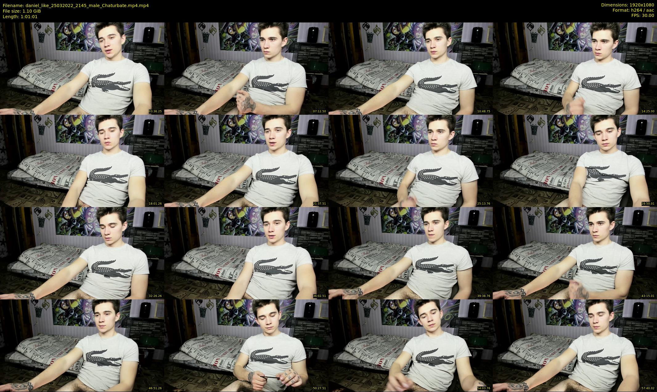 daniel_like — 62 minute Chaturbate male cam show recording, 1080p, Mar 25, 2022