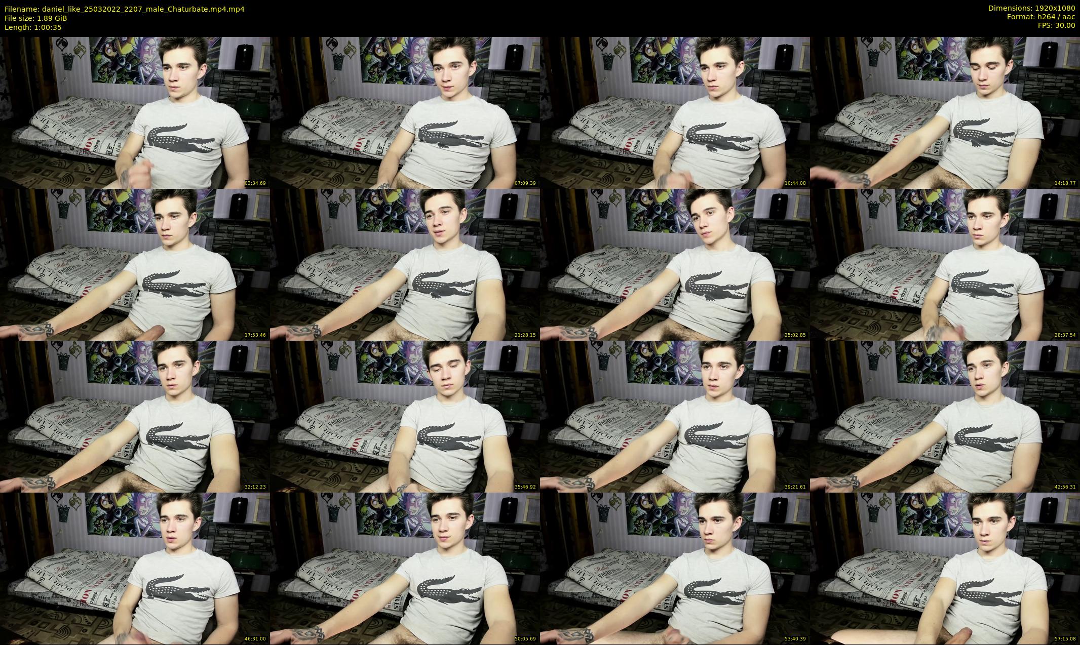daniel_like — 61 minute Chaturbate male cam show recording, 1080p, Mar 25, 2022