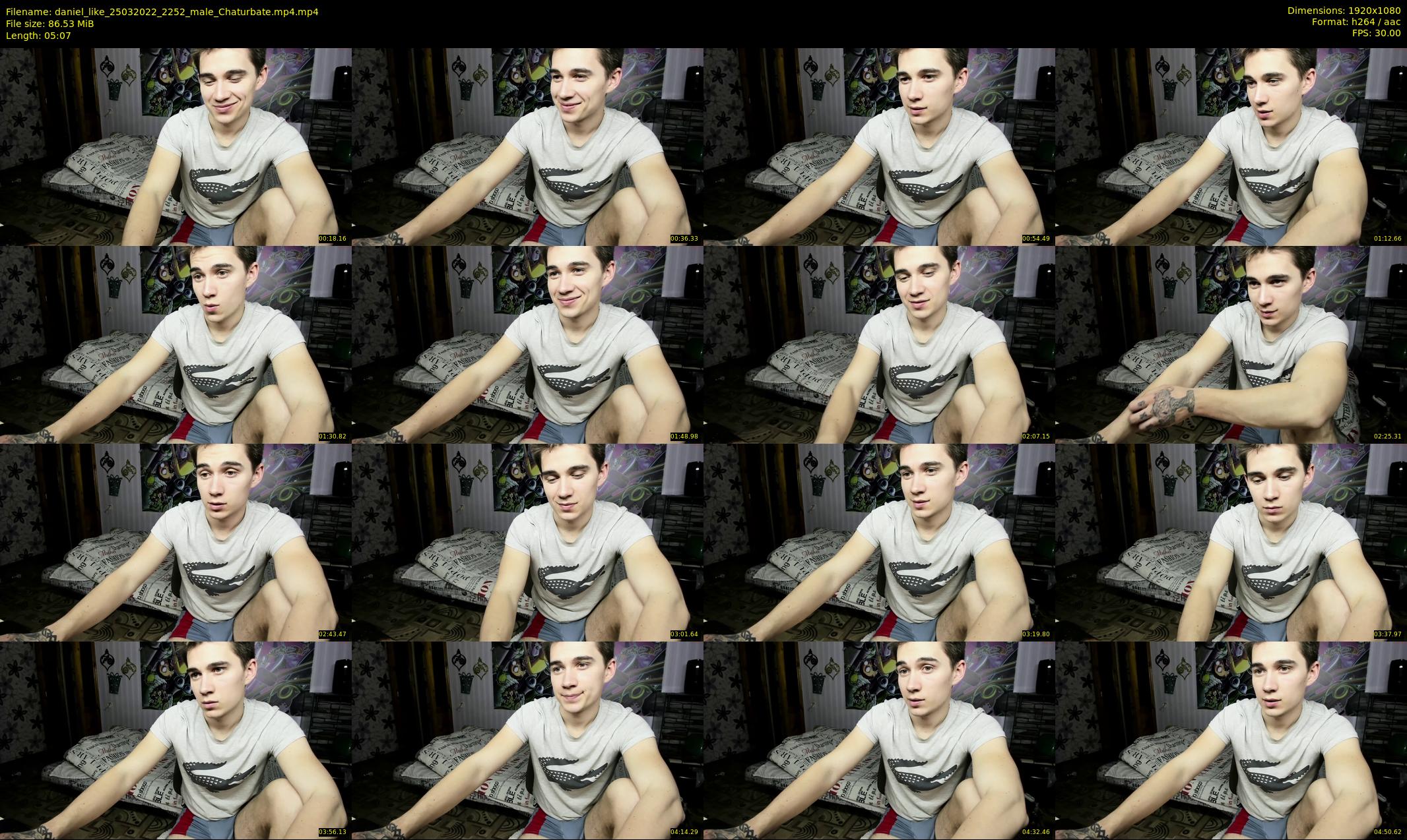 daniel_like — 6 minute Chaturbate male cam show recording, 1080p, Mar 25, 2022