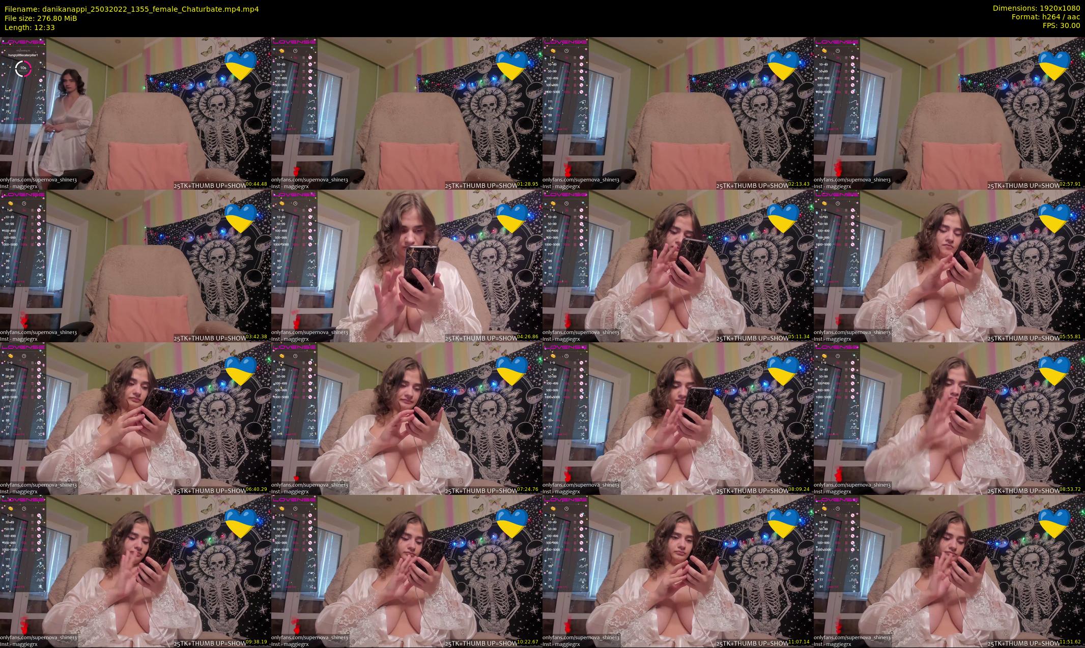 danikanappi — 13 minute Chaturbate female cam show recording, 1080p, Mar 25, 2022