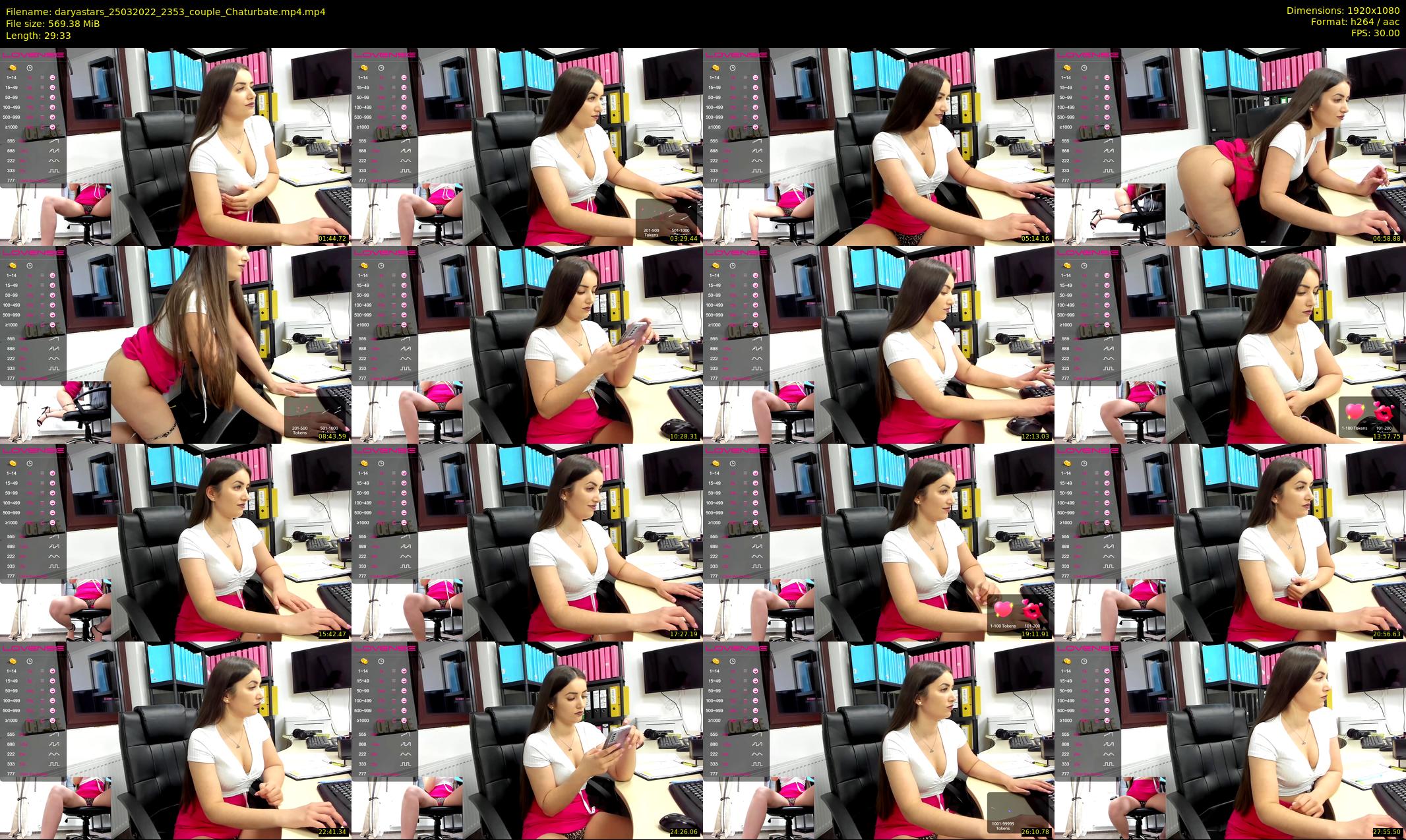 daryastars — 30 minute Chaturbate couple cam show recording, 1080p, Mar 25, 2022