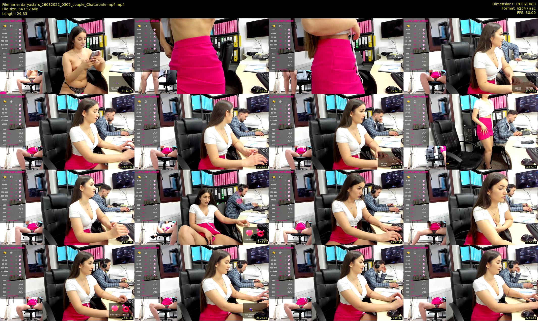 daryastars — 30 minute Chaturbate couple cam show recording, 1080p, Mar 26, 2022