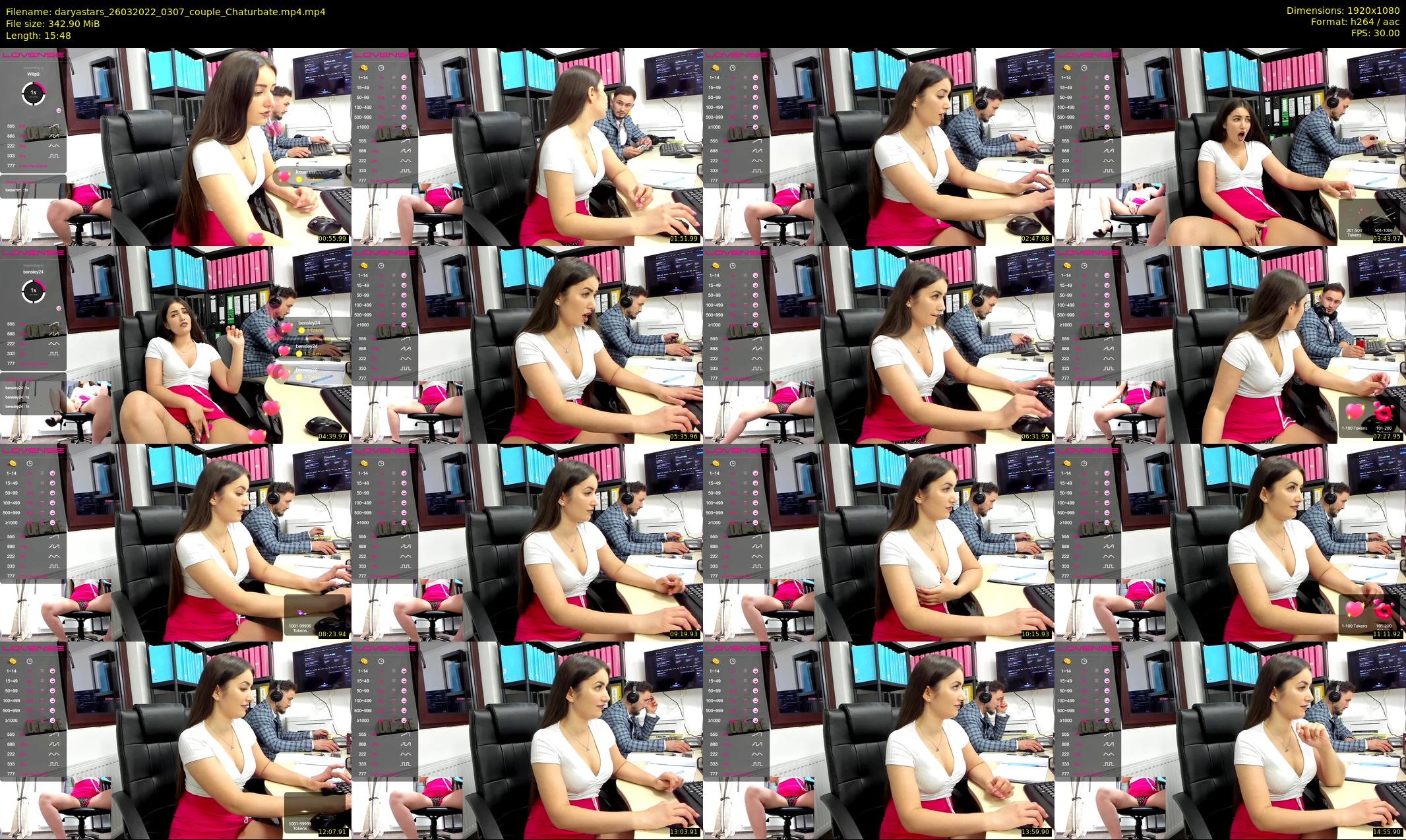daryastars — 16 minute Chaturbate couple cam show recording, 1080p, Mar 26, 2022