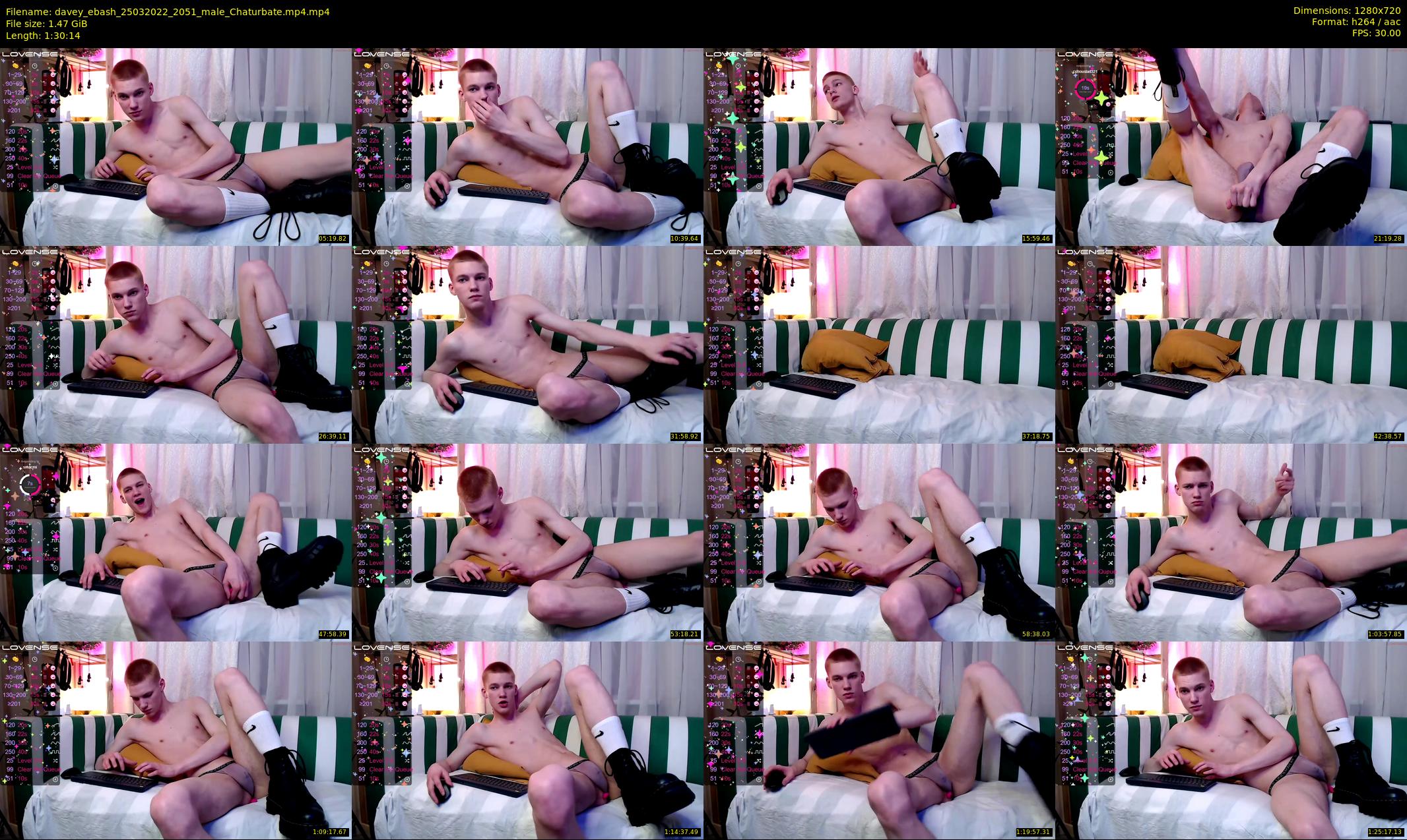 davey_ebash — 91 minute Chaturbate male cam show recording, 720p, Mar 25, 2022