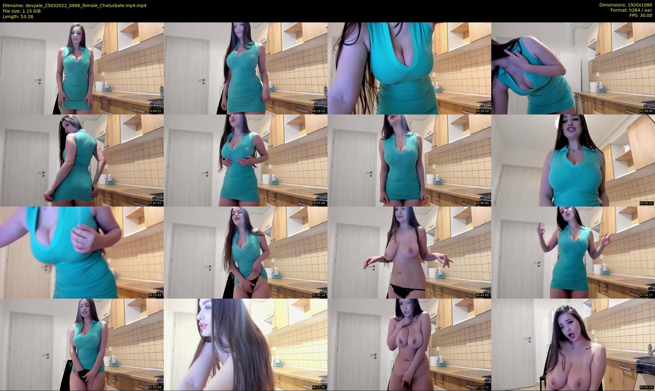 devyale — 54 minute Chaturbate female cam show recording, 1080p, Mar 25, 2022