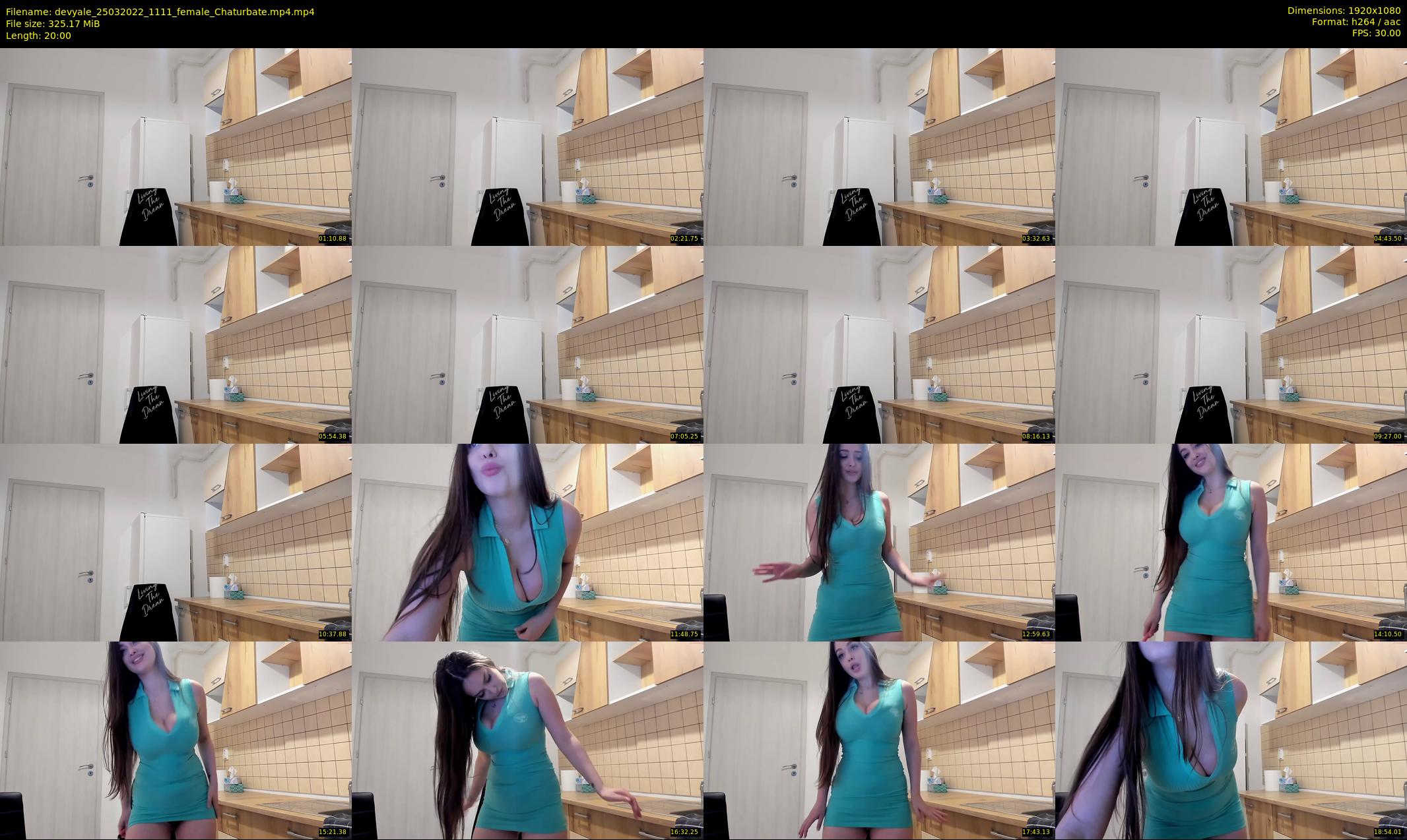 devyale — 20 minute Chaturbate female cam show recording, 1080p, Mar 25, 2022